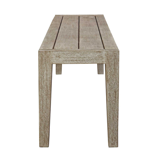 Kirkham - Wooden Outdoor Bench - Gray
