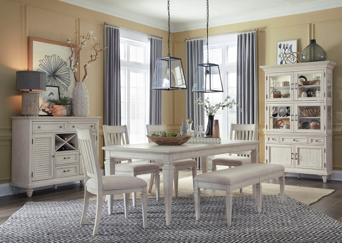 Newport - 9 Piece Extendable Rectangular Dining Table Set