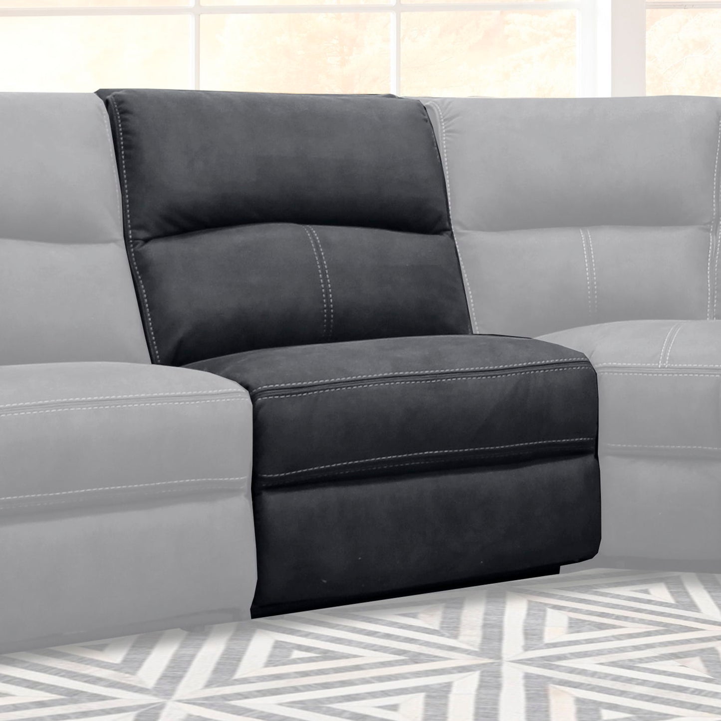 Polaris - Armless Chair - Slate