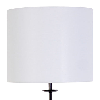 "Urban Sphere" Concrete Buffet Lamp (Set of 2) - Concrete/Matte Black