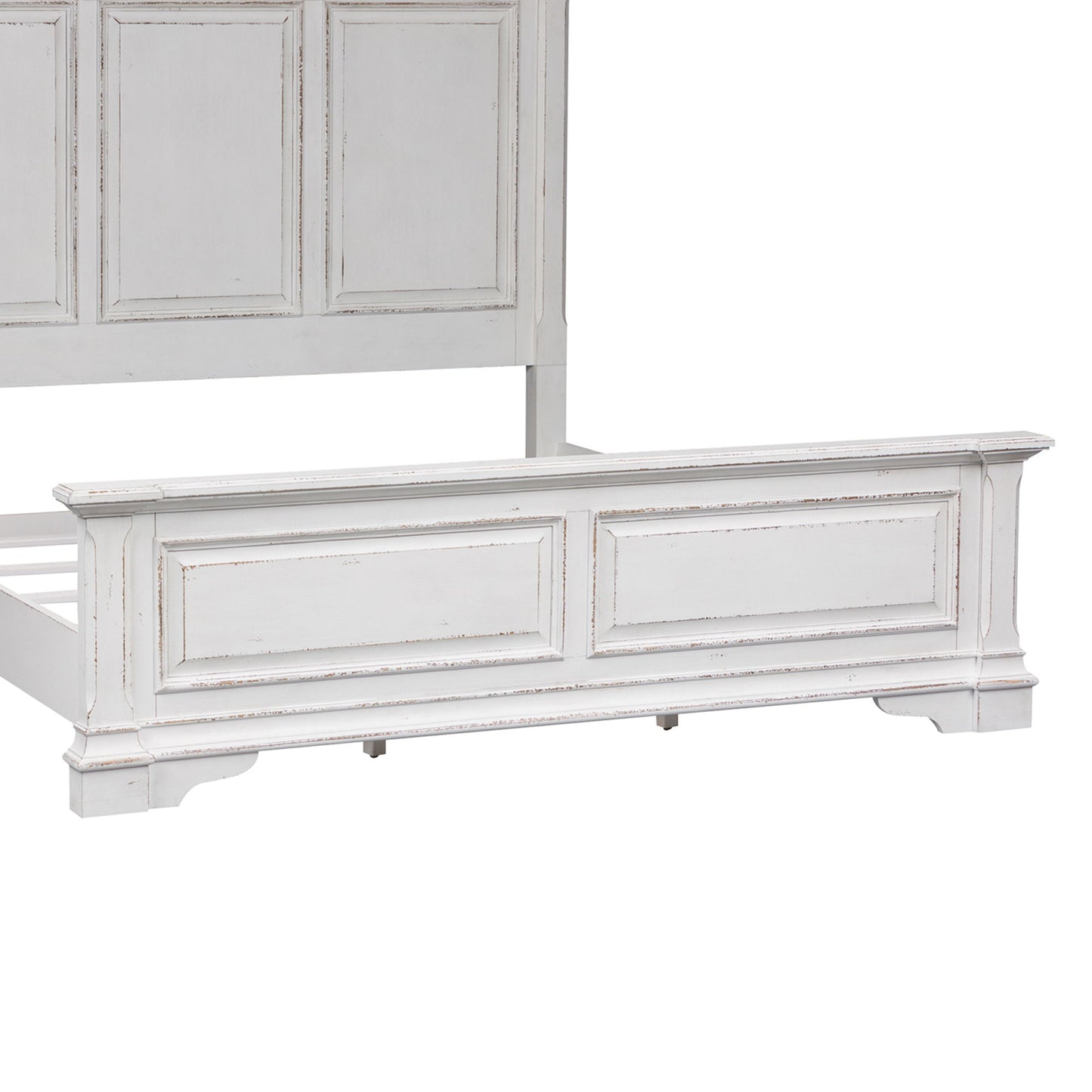 Abbey Park - King Panel Footboard - Antique White