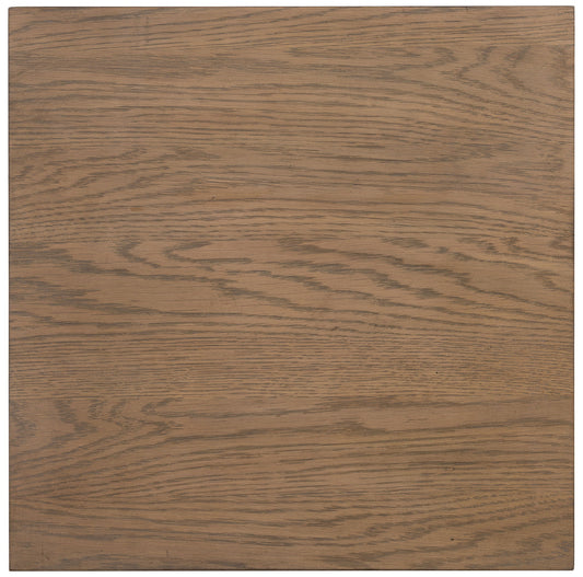 Sonnet - Square End Table - Dark Gray / Light Brown