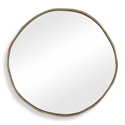 Lowen - Round Mirror - Brass