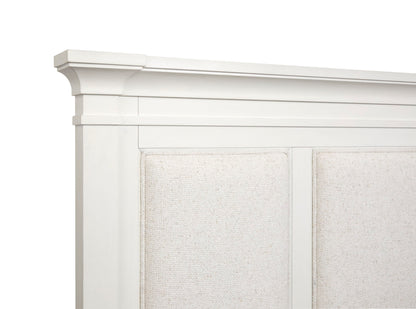 Kingston - Complete Panel Bed With Upholstered Headboard