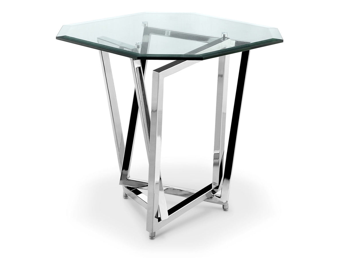 Lenox Square - Octagonal End Table Base - Chrome