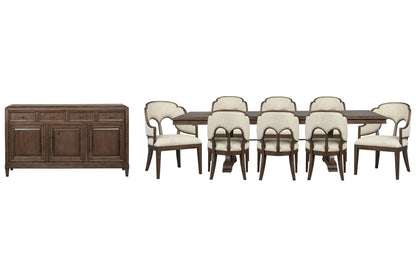 Jubilee - Extendable Trestle Dining Table Set
