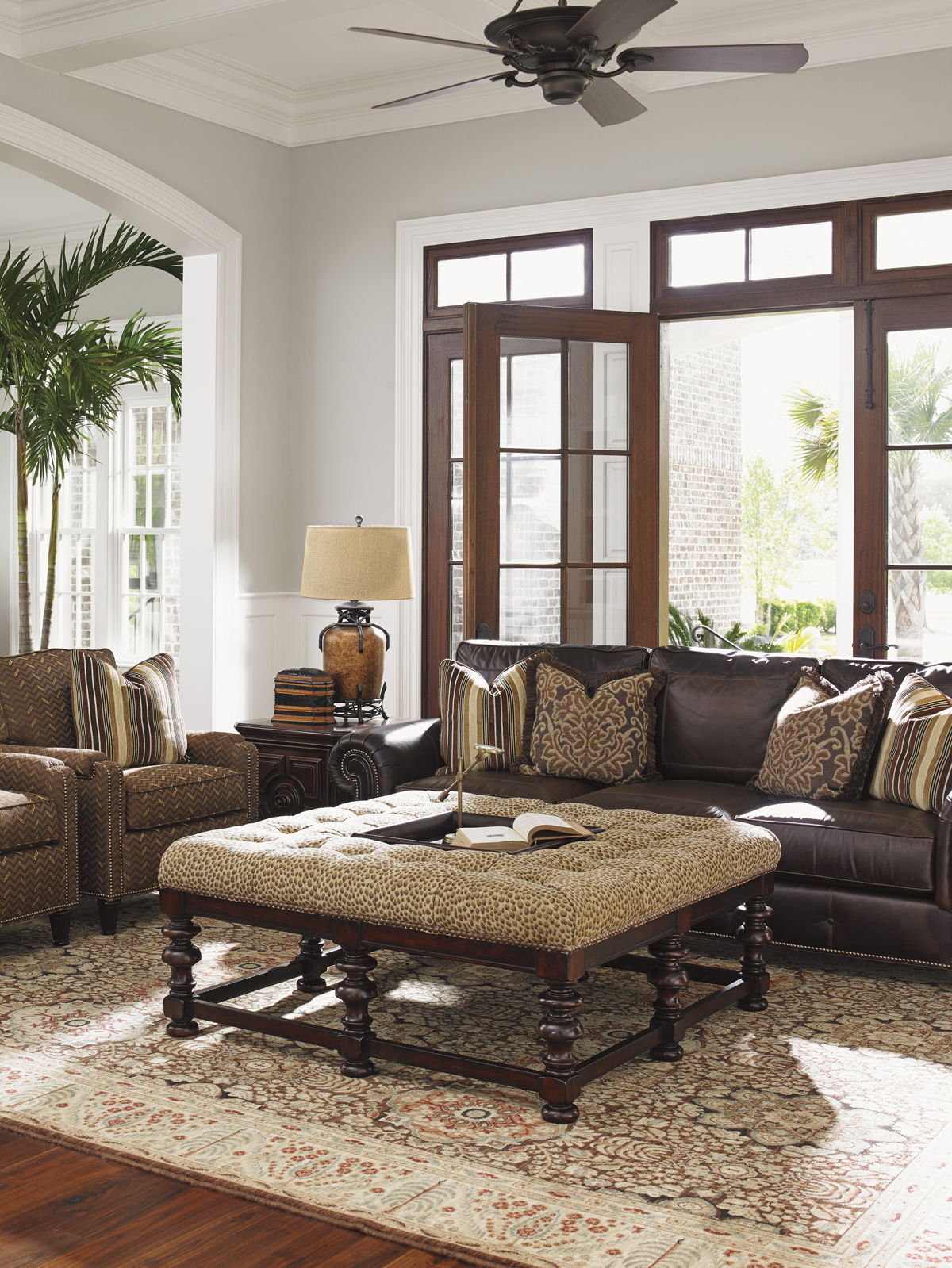 Tommy Bahama Upholstery - Heather Cocktail Ottoman