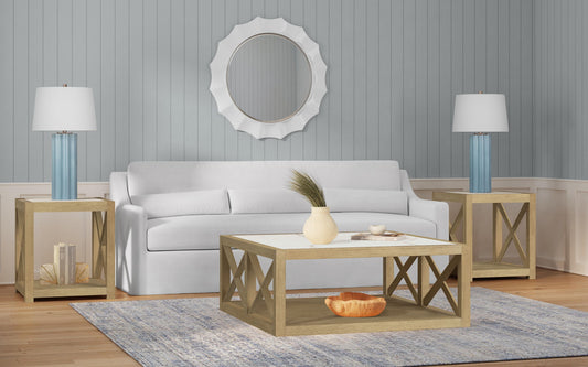 Altair - Wall Mirror - Glossy White