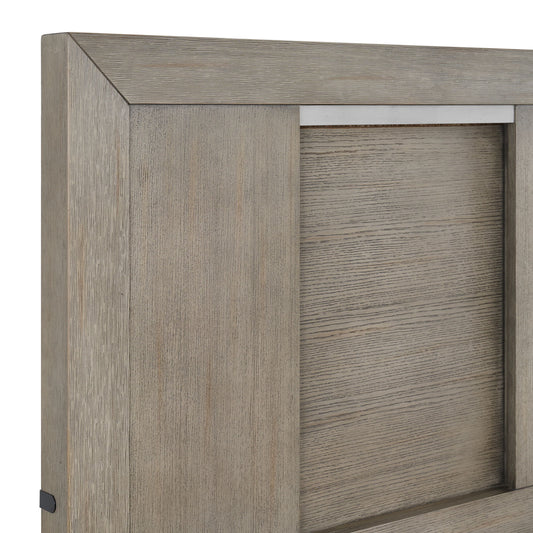 Kelis - 4 Piece Bedroom Set With Queen Panel Bed And LED - Gray