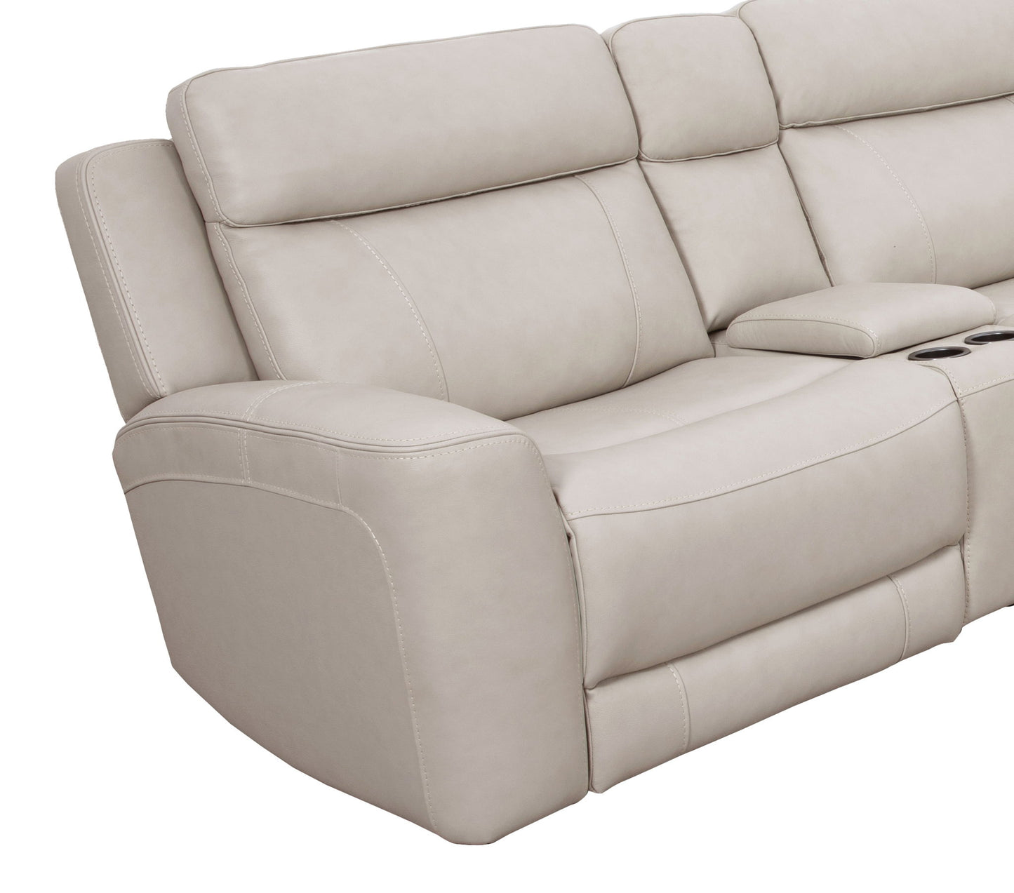 Calgary - Power Left Arm Facing Recliner P2 - Stone