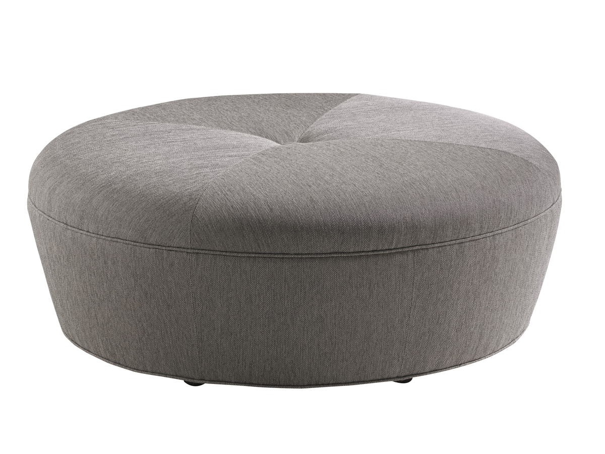 Lexington Upholstery - Claudia Ottoman - Dark Gray