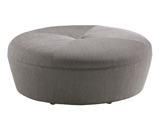 Lexington Upholstery - Claudia Ottoman - Dark Gray
