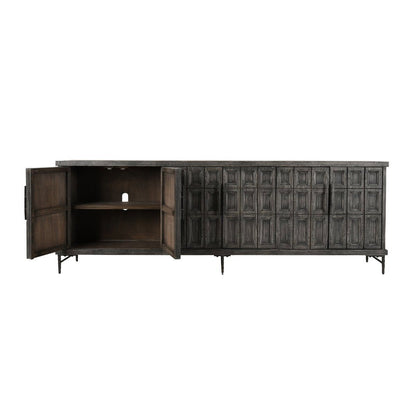Willmark - 6 Door Iron Leg Sideboard