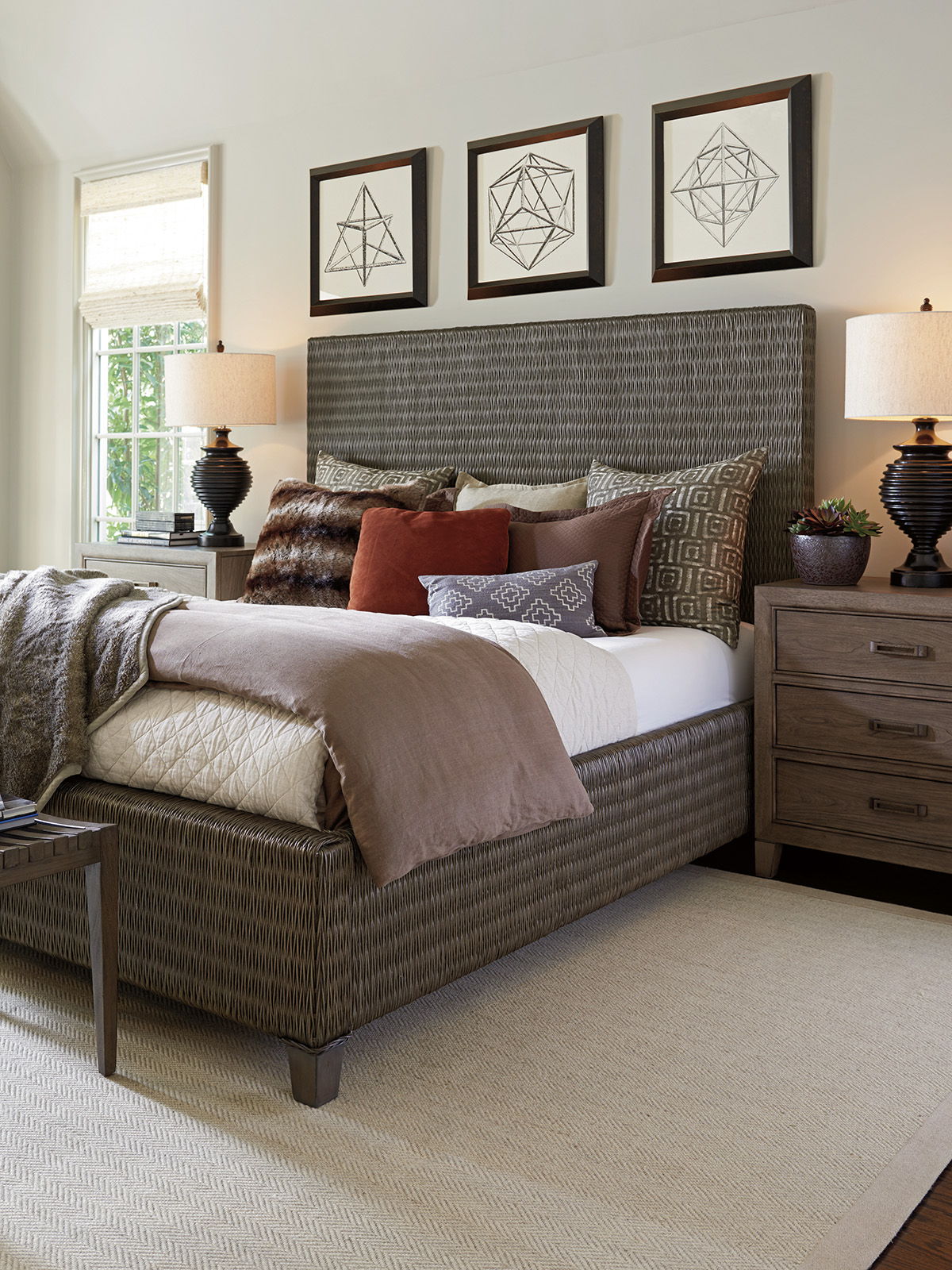 Cypress Point - Driftwood Isle Woven Platform Bed