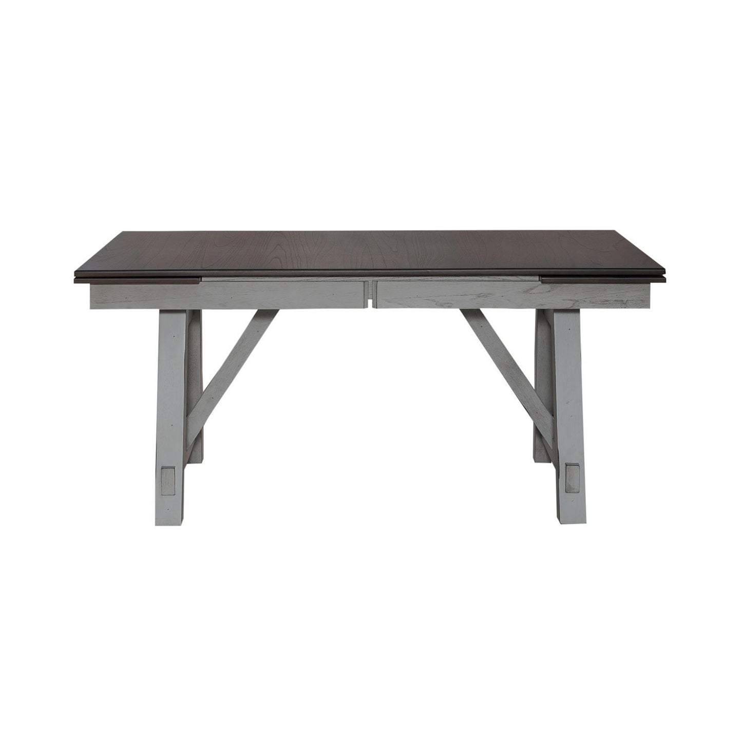 Newport - Trestle Table Base - Smokey Gray / Carbon Gray
