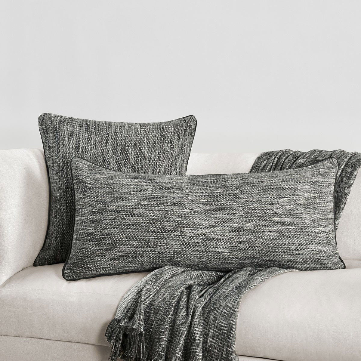 Throws - 50" x 70" TC Sharma Throw - Gray
