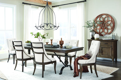 Roxbury Manor - Rectangular Dining Table - Homestead Brown