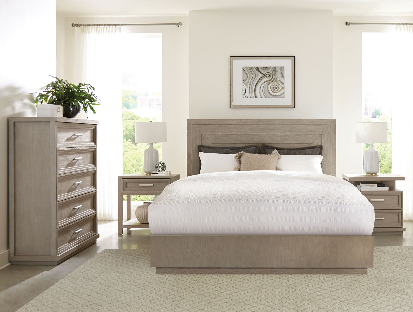 Cascade - King / California King Panel Headboard - Dovetail