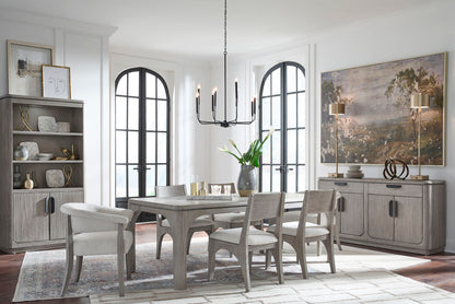 Braelyn - Extendable Rectangular Dining Table - Dorian Gray