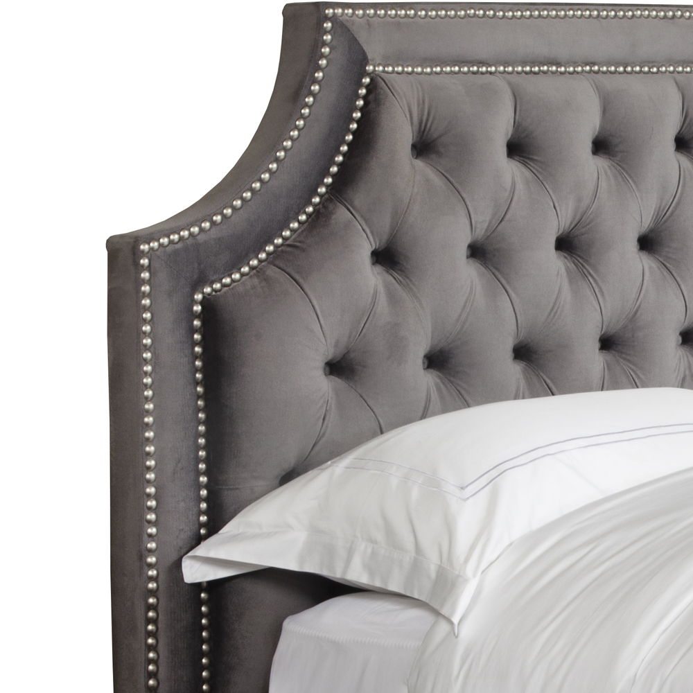 Jasmine - Queen Headboard - Flannel Gray