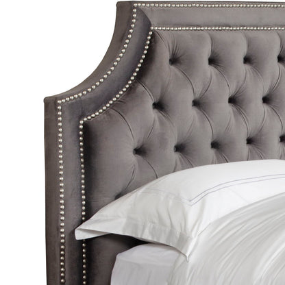 Jasmine - Queen Headboard - Flannel Gray