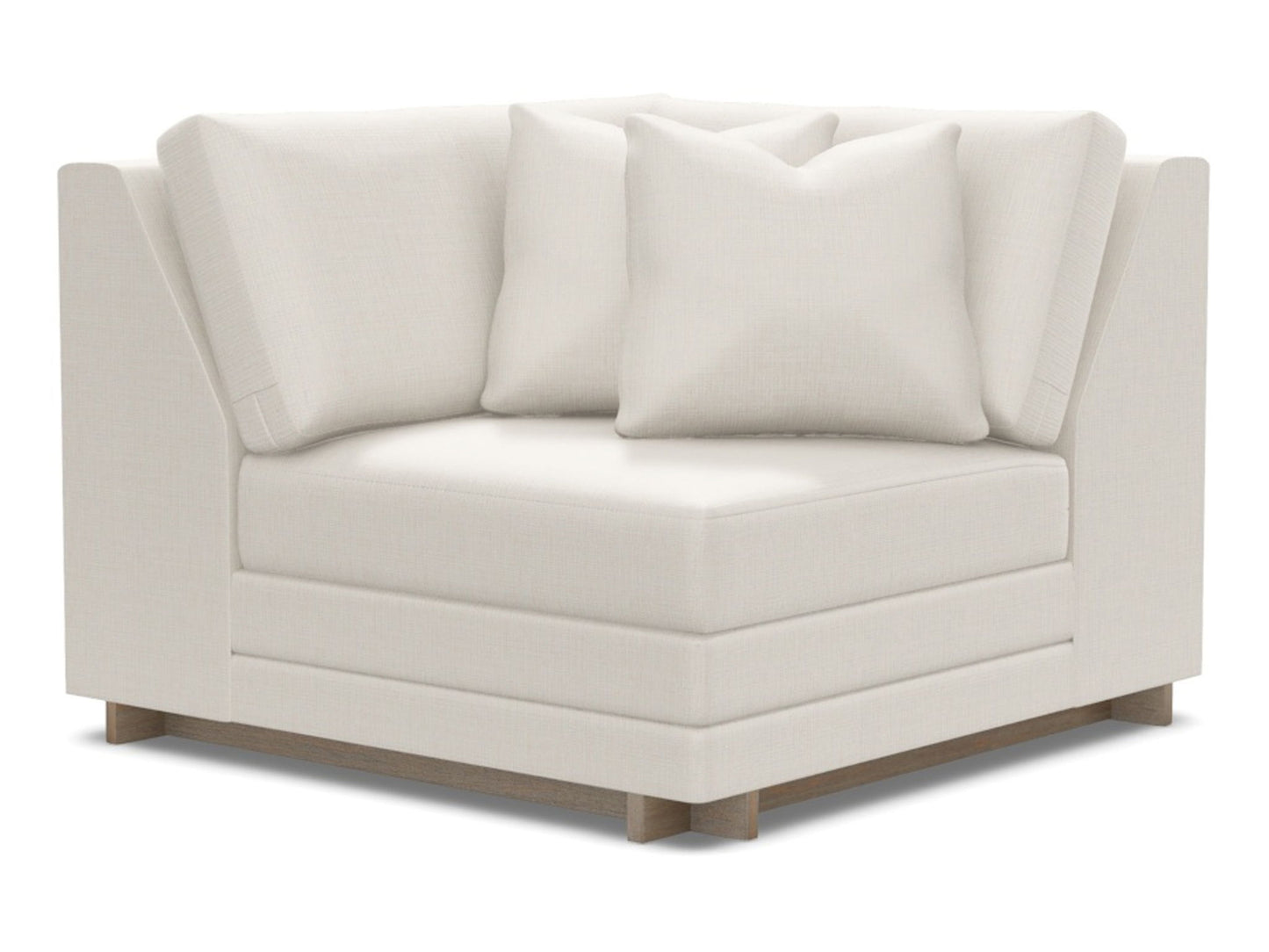Artistica Upholstery - Lauren Corner Chair - White