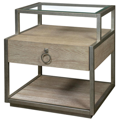 Sophie - Rectangular End Table - Natural