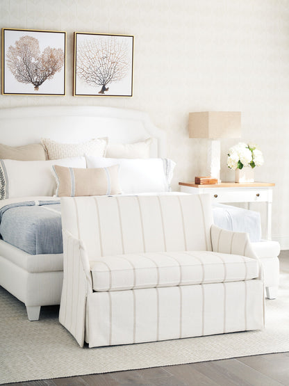 Barclay Butera Upholstery - Agate Settee - White
