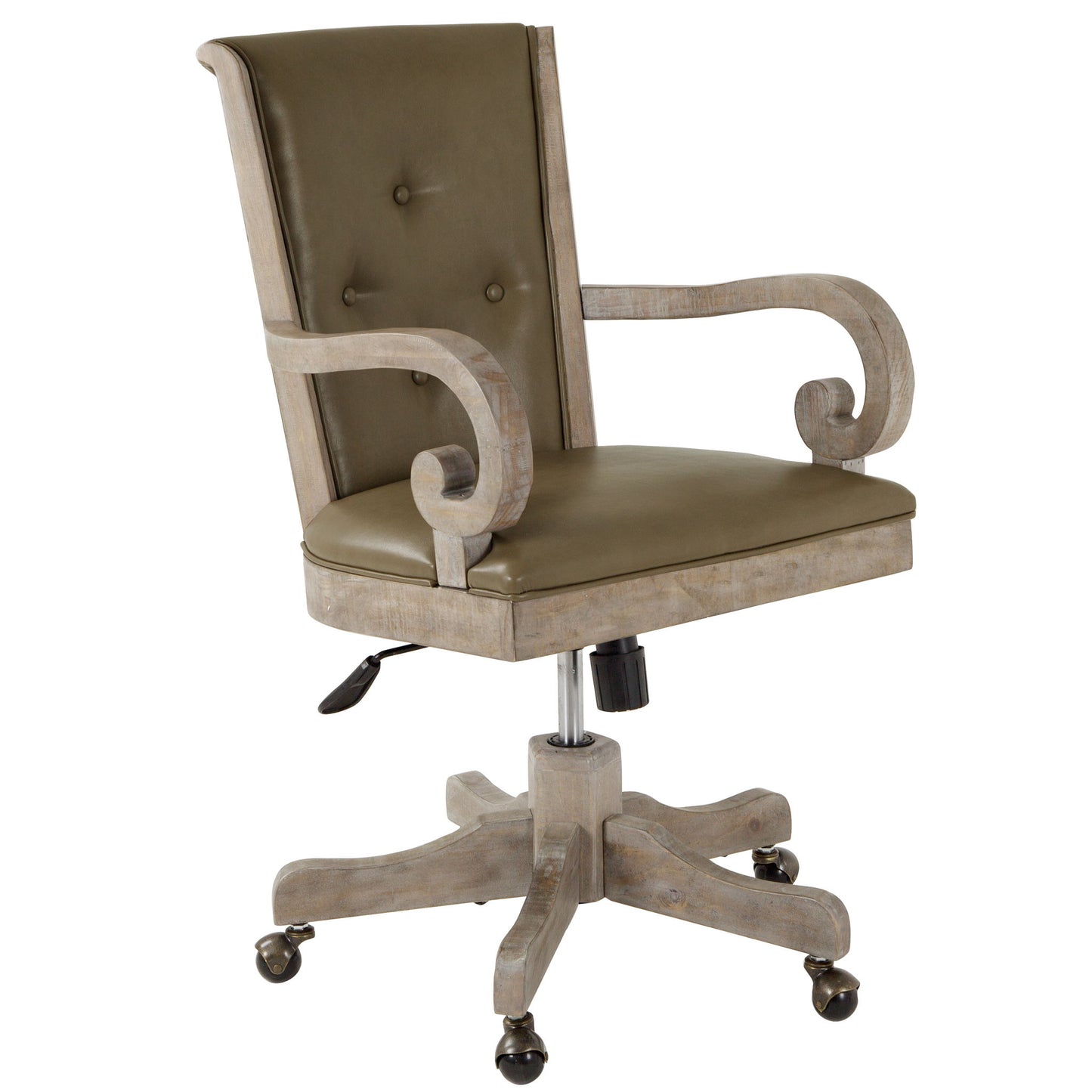 Tinley Park - Fully Upholstered Swivel Chair - Dove Tail Gray
