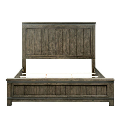 Thornwood Hills - California King Panel Rails - Rock Beaten Brown