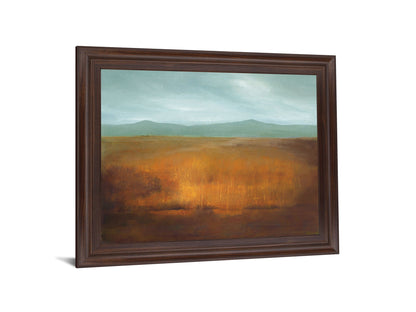 Golden Prairie - 28" x 34" Framed Wall Art - Light Brown