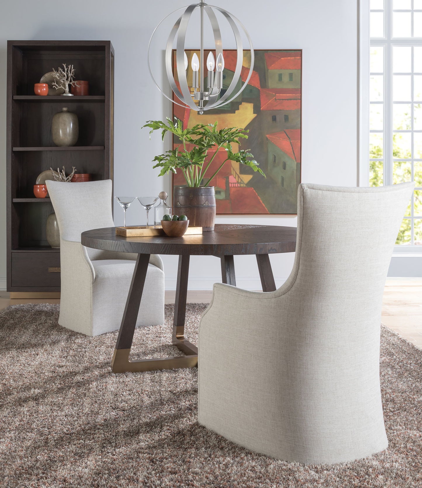 Verbatim - Round Dining Table - Dark Brown