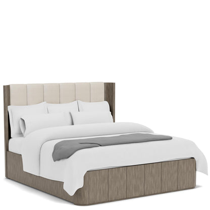 Sariel - King Shelter Footboard - Dark Brown
