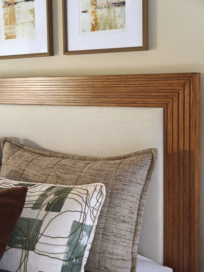La Costa - Pendry Headboard 6/0 California King - Dark Brown / Beige