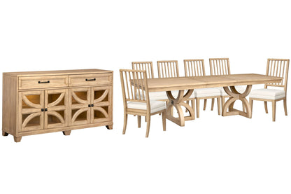 Coventry - Extendable Trestle Dining Table Set