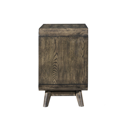 Rex - Nightstand - Walnut Brown