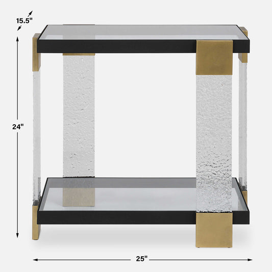 Bendena - Modern Side Table - Black