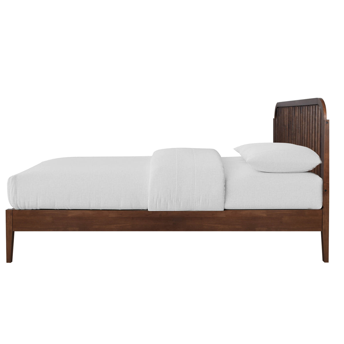 Soma - 5/0 Queen Solid Wood Spindle Headboard - Walnut