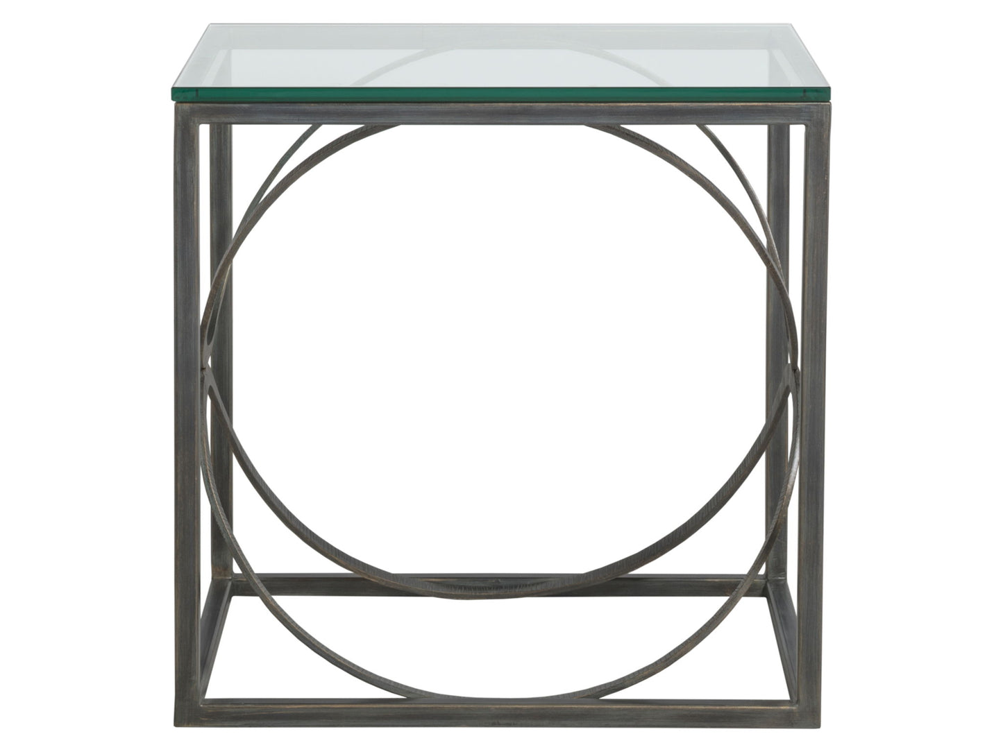 Metal Designs - Ellipse Rectangular End Table