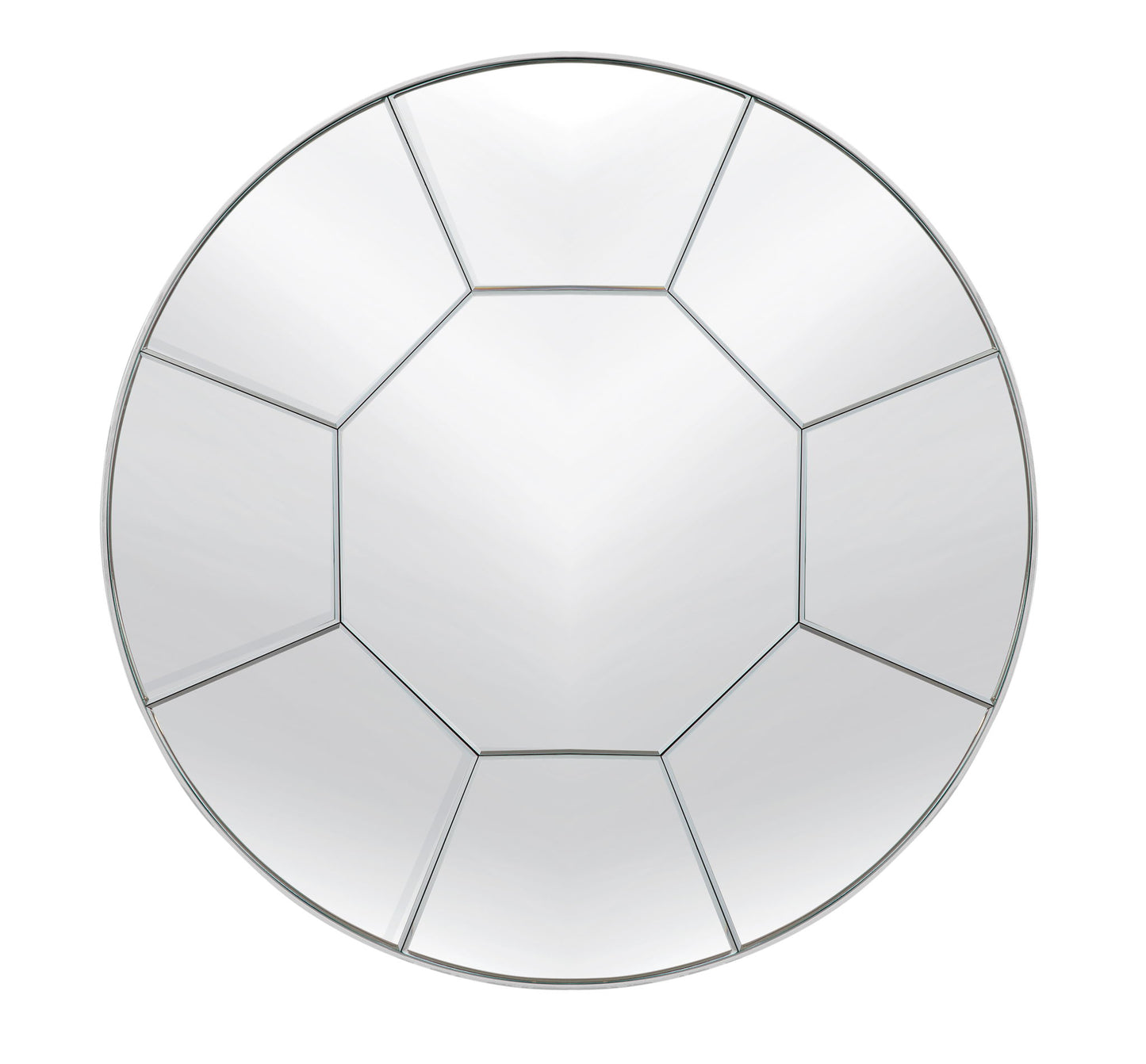Facet - Wall Mirror - Silver