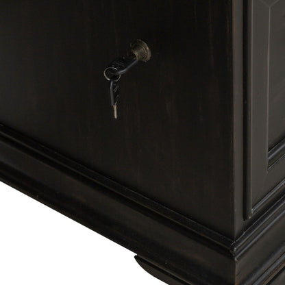 Meritage - Jr Executive Desk - Aged Charcoal