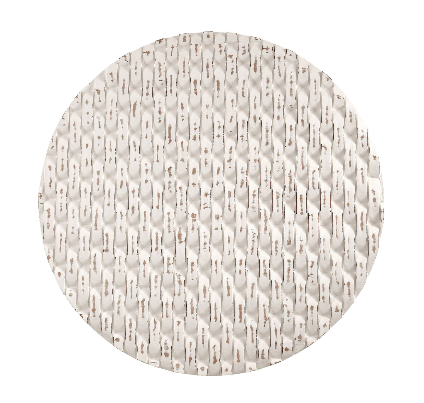Inaya - Wall Art - Distressed White