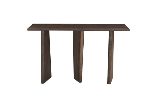 Lasso - Console Table - Antique Natural Mango With Sandblasting