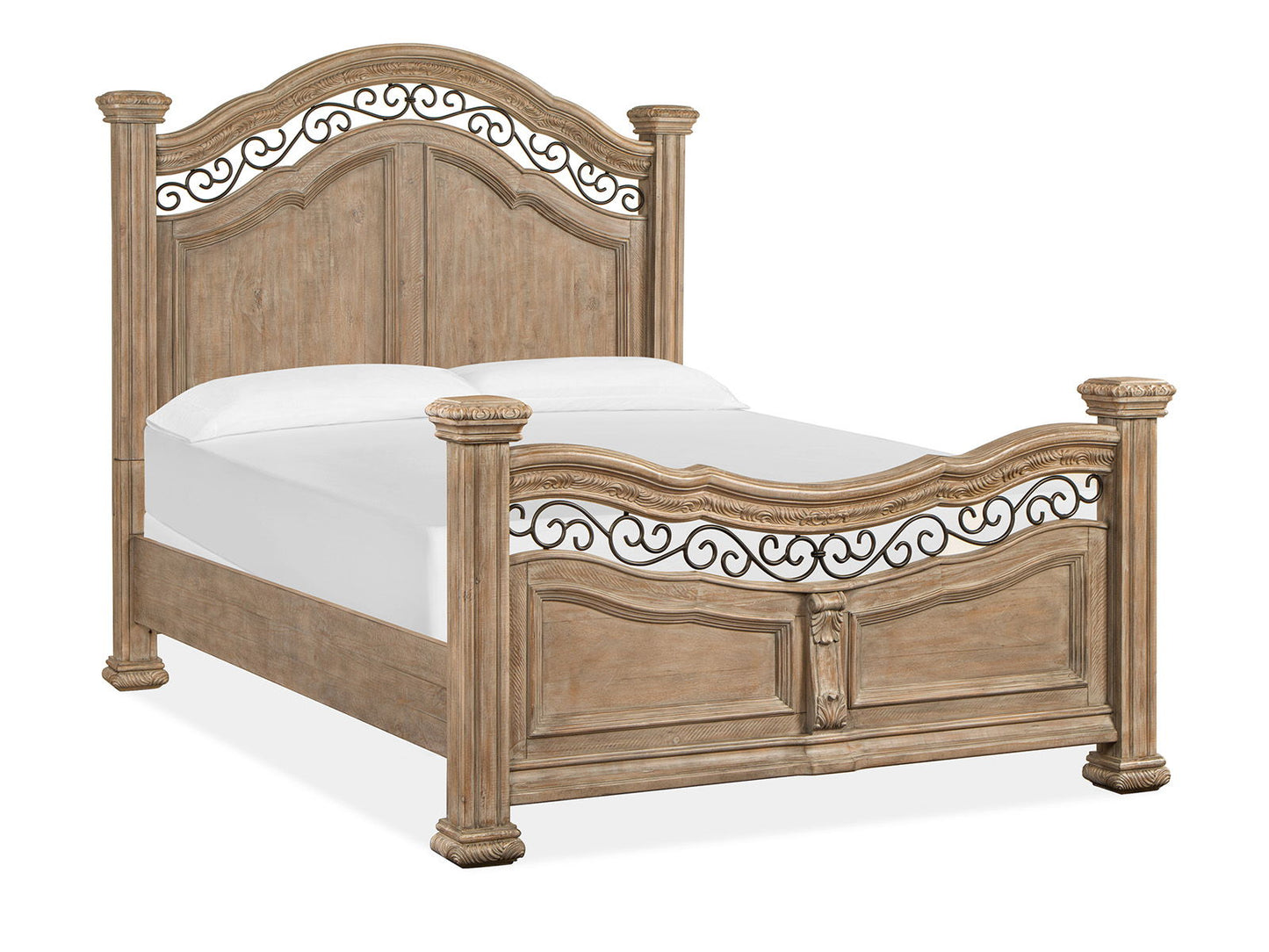 Marisol - Queen/King Panel Rails - Fawn