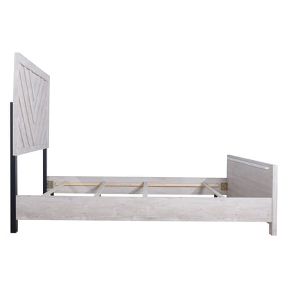 Biscayne - 6/0 California King Headboard, Footboard & Slats - Driftwood