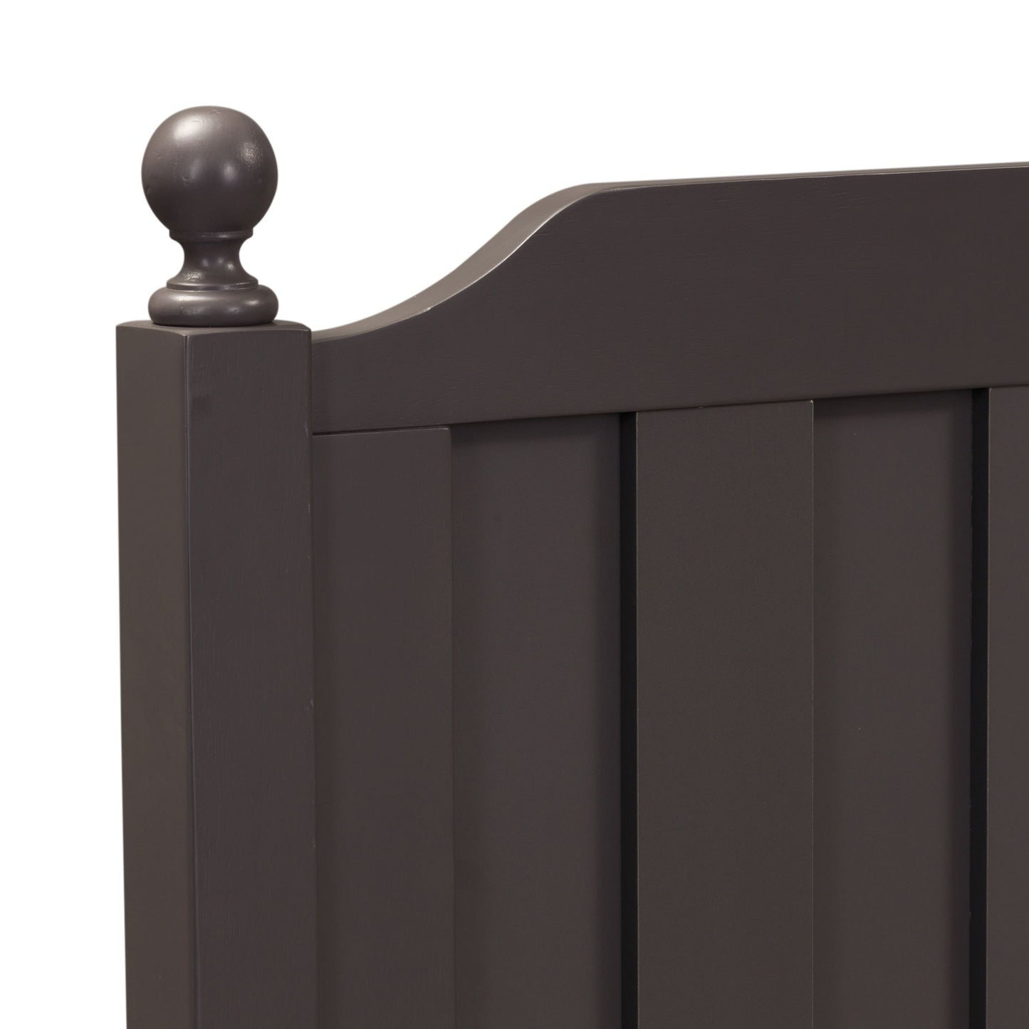 Cottage View - Full Panel Headboard & Footboard - Dark Gray