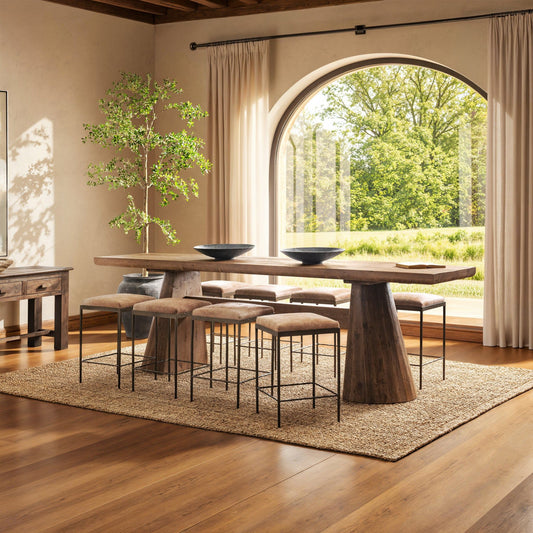 Nolan - Counter Table - Brown