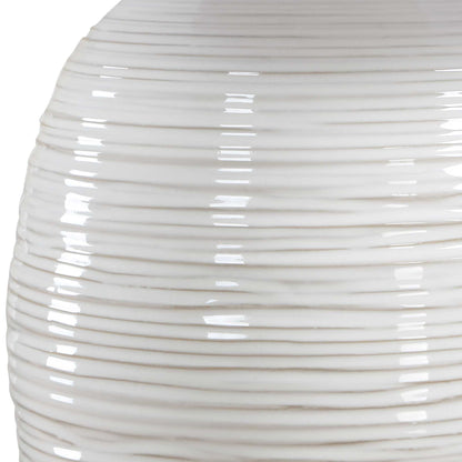 Alkman - Table Lamp - White Glaze