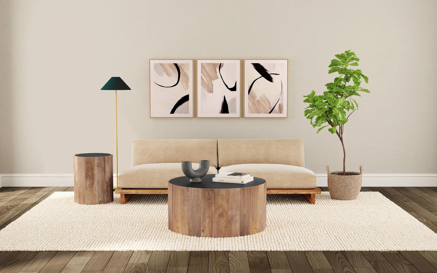 Adrienne - Cocktail Table Base - Dark Brown