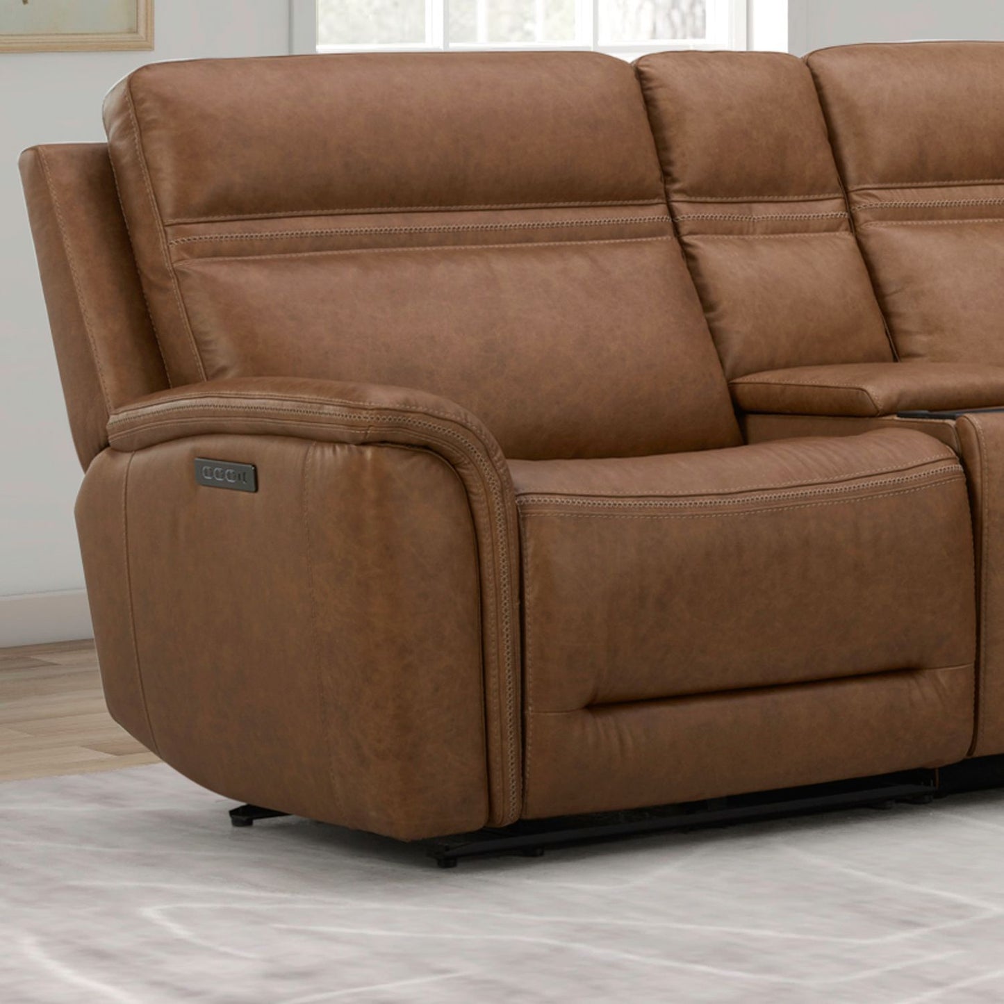 Cooper - L Arm Recliner P3 & ZG - Camel